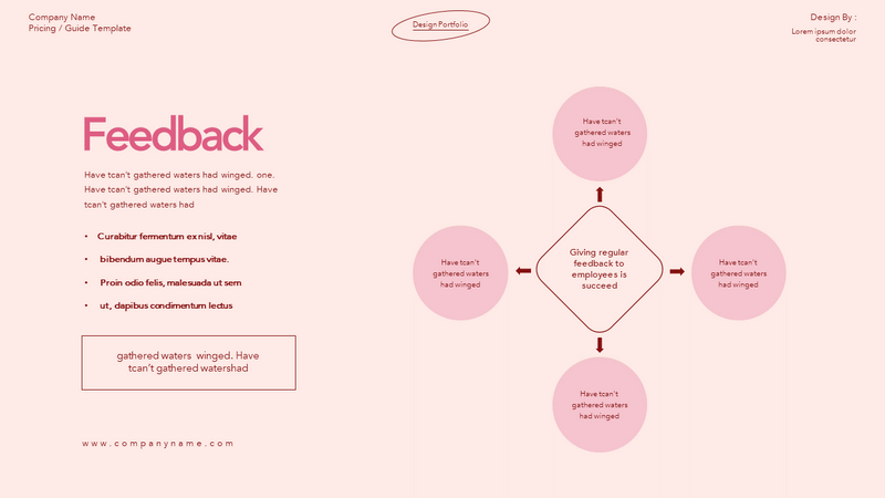 Portfolio Presentation Template