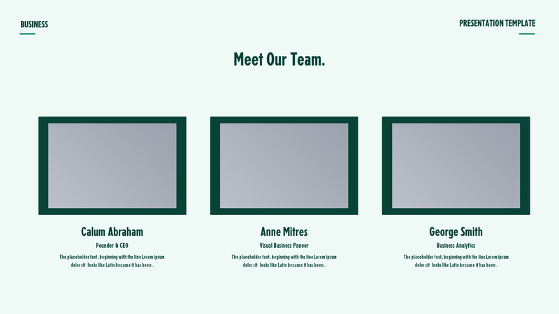 Business Plan Keynote Template