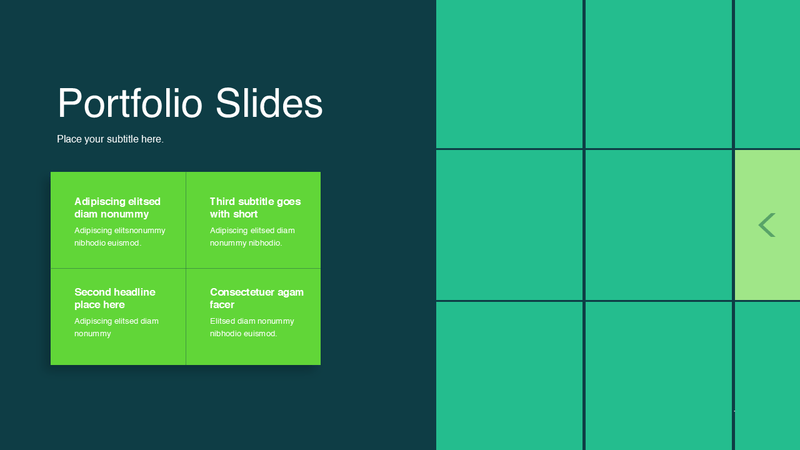 Portfolio Showcase PowerPoint Presentation