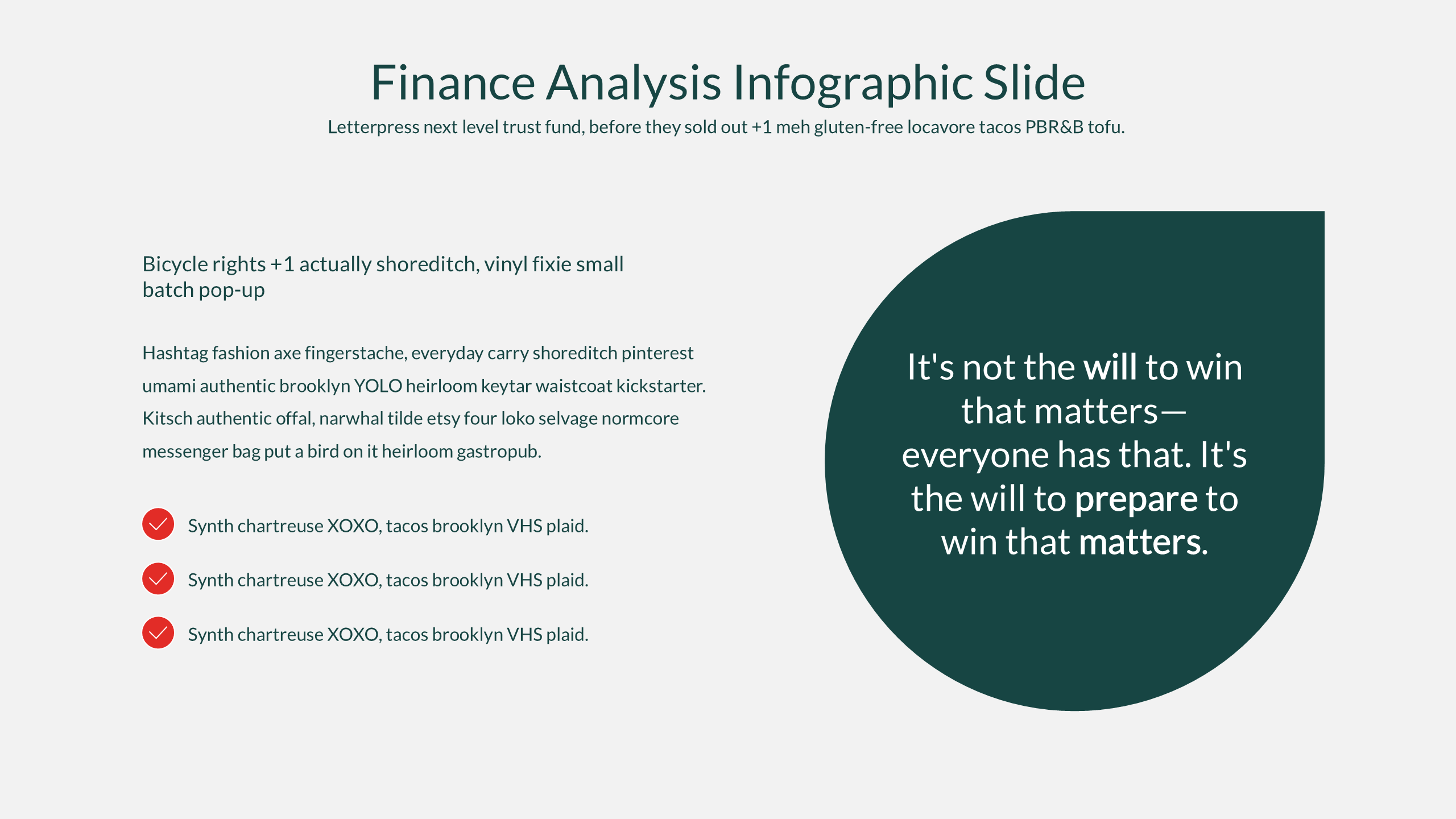 Finance Analysis PowerPoint Presentation