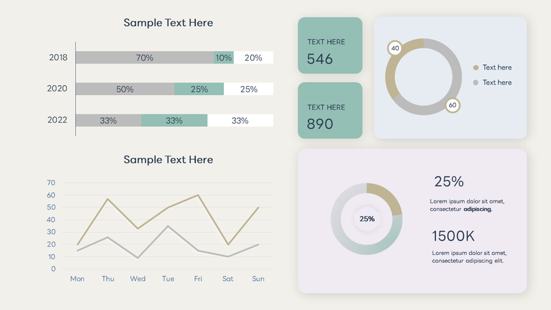 Marketing Dashboard - Powerpoint