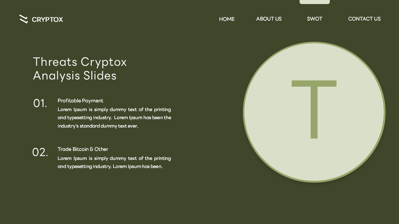 Cryptox – Cryptocurrency PowerPoint Template
