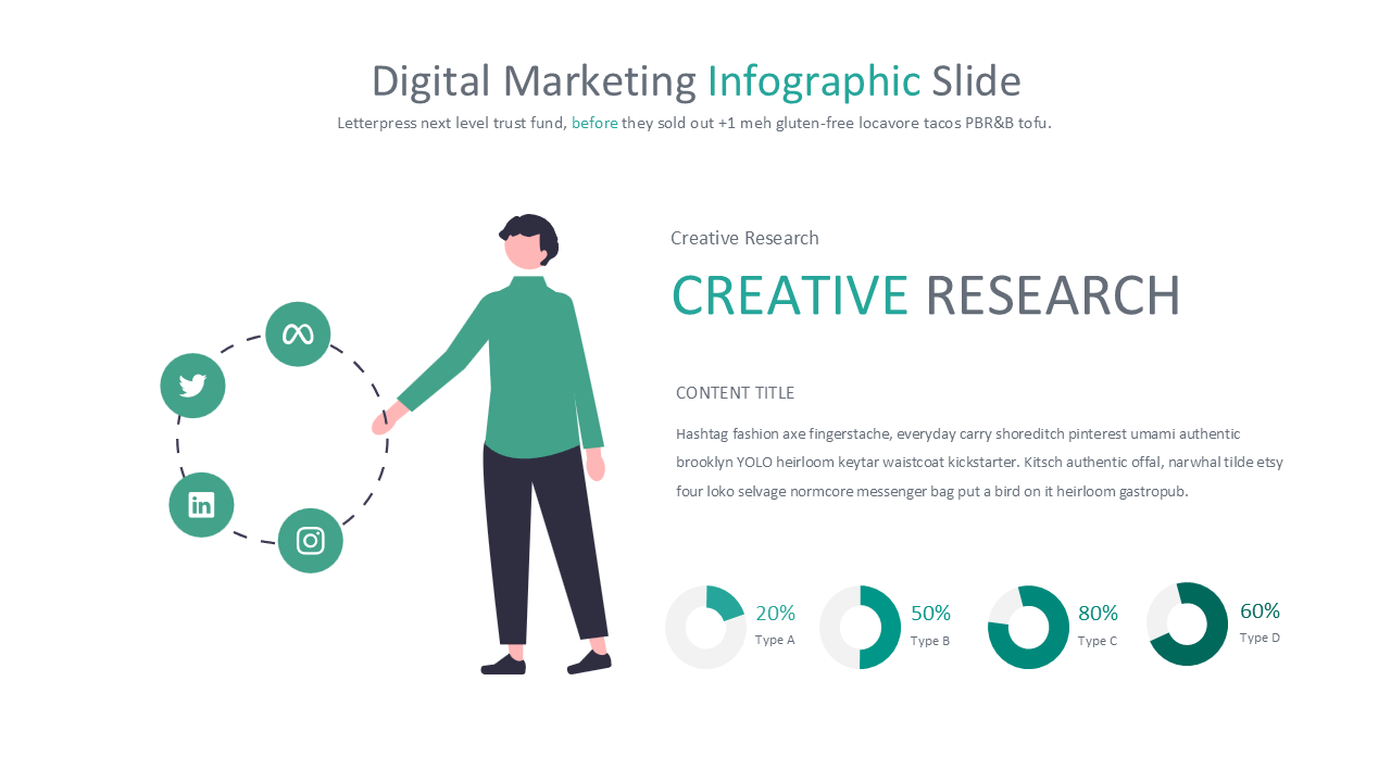 Digital Marketing - PowerPoint Infographics Slides