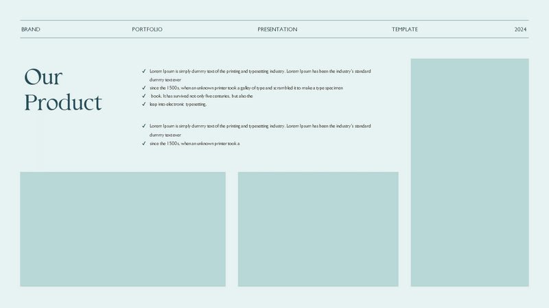 Portfolio Presentation Template