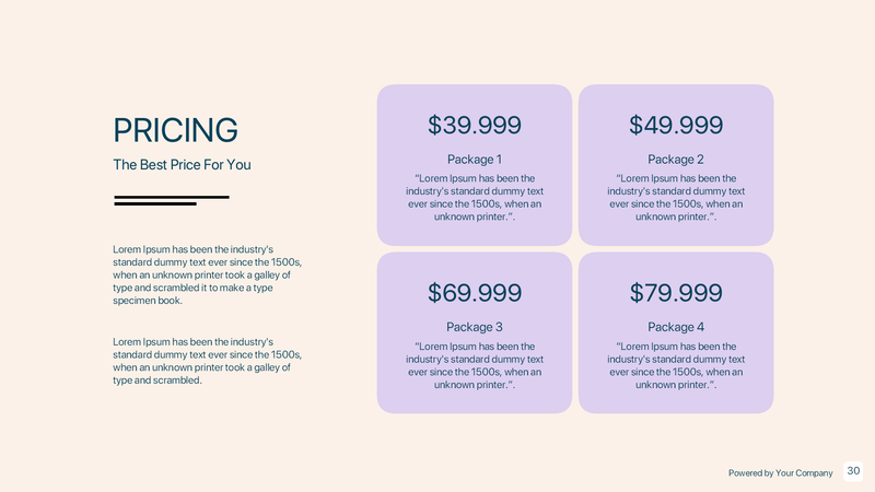Business Case Keynote Templates