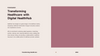 HealthHub - Medical Pitch Deck PowerPoint