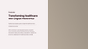 Digital Health Solutions Pitch Deck Template