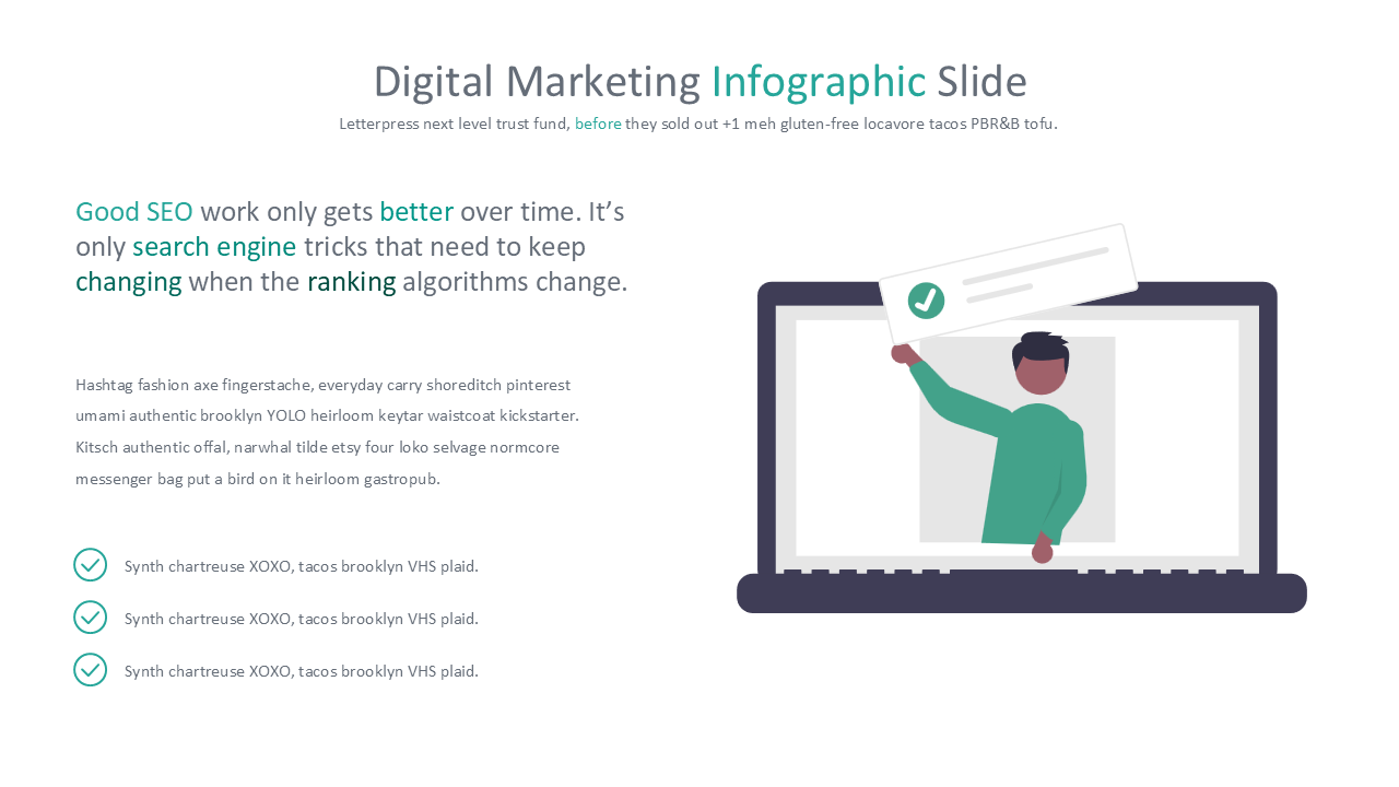 Digital Marketing - PowerPoint Infographics Slides