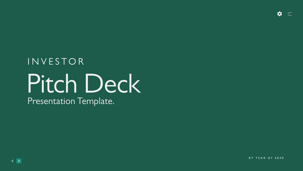 Investor Pitch-Deck Presentation Template
