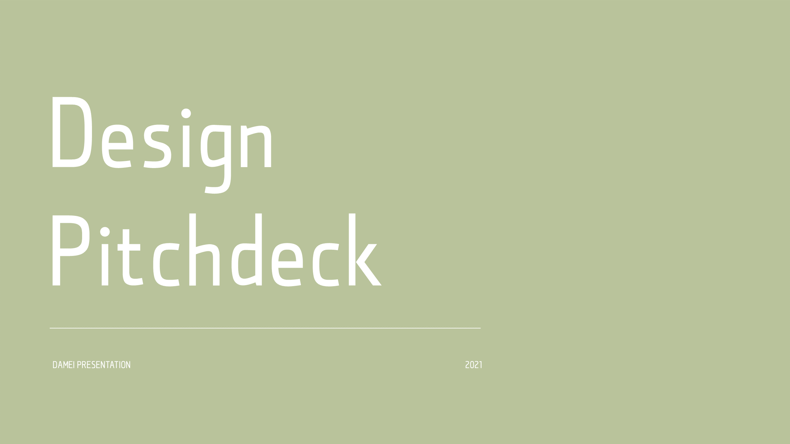 Pitch Deck Powerpoint