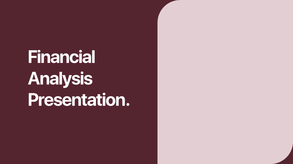 Financial Analysis Powerpoint