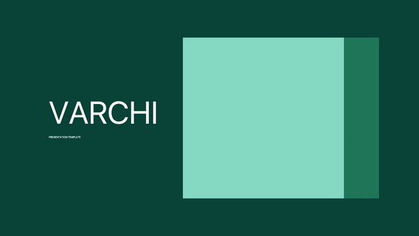 Varchi - Investor Pitch Deck Keynote Template