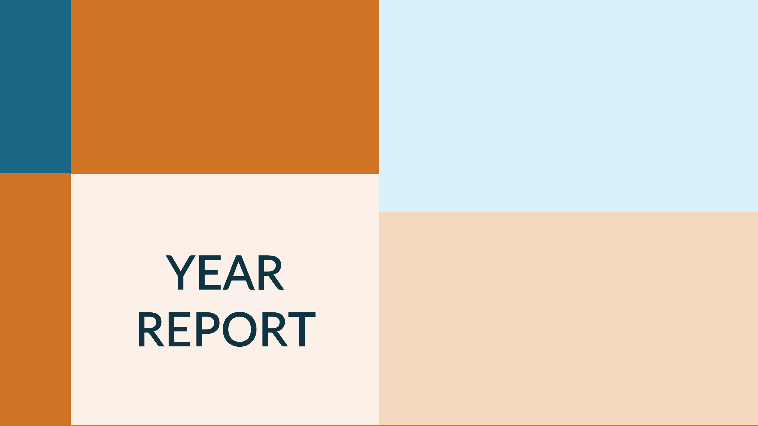 Year Report PowerPoint Template