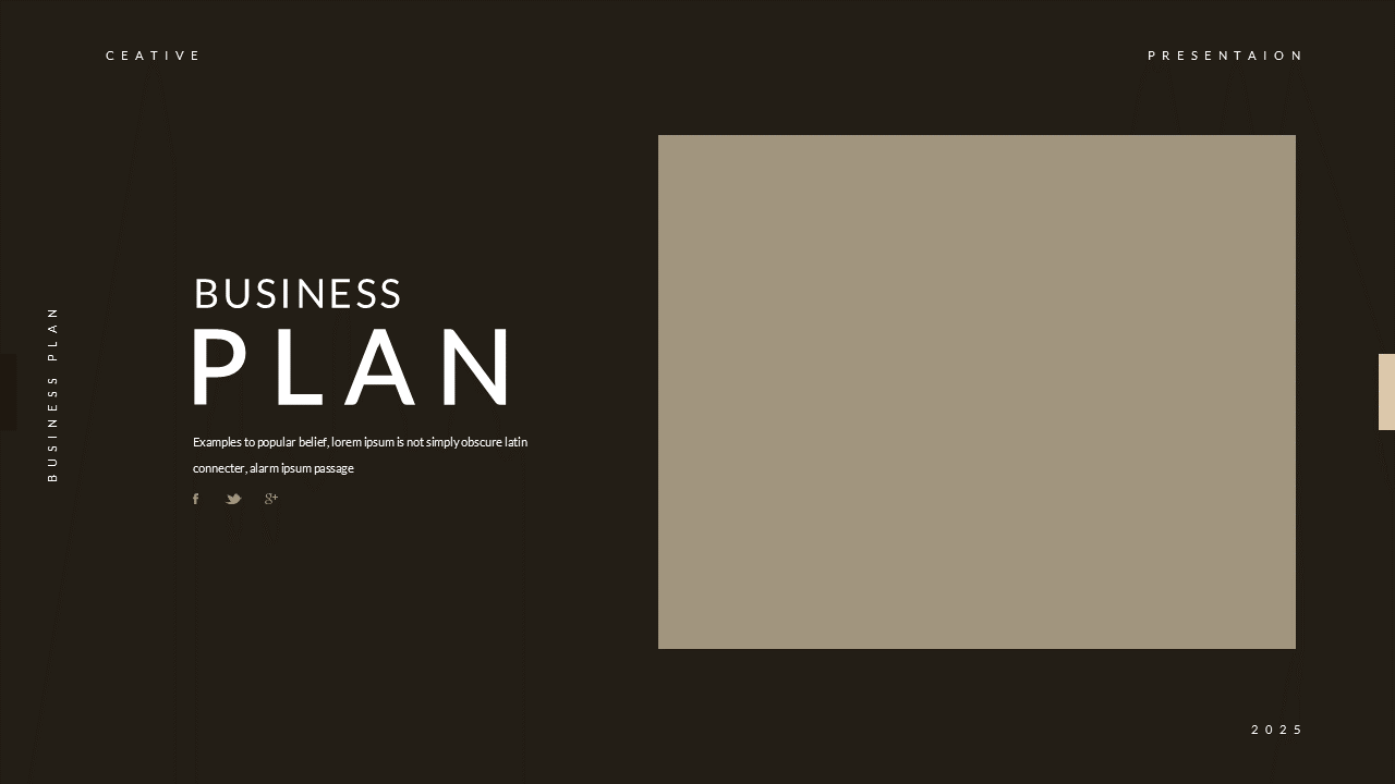 Business Plan Presentation Template