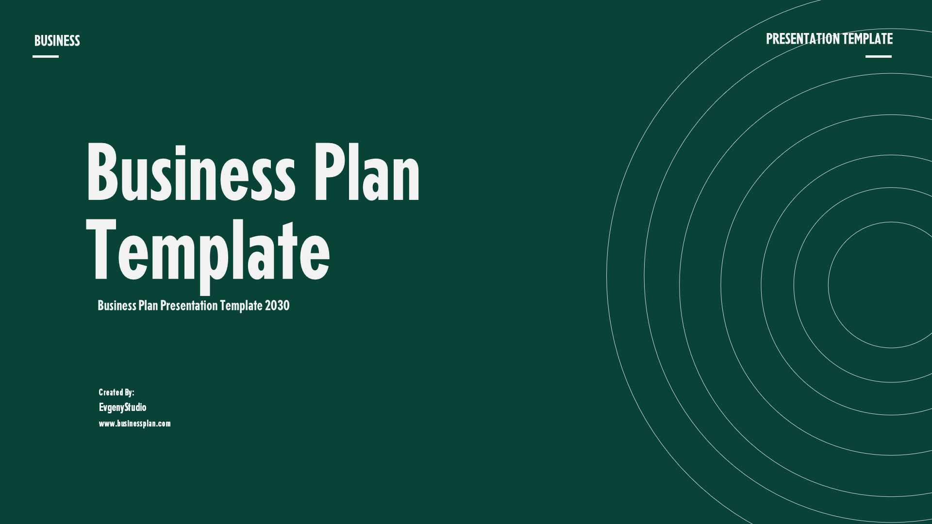 Business Plan Keynote Template