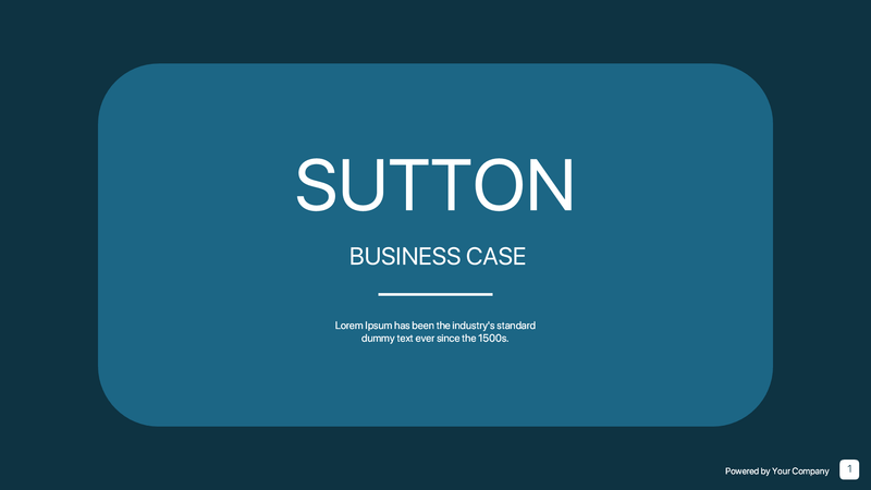 Business Case Keynote Templates