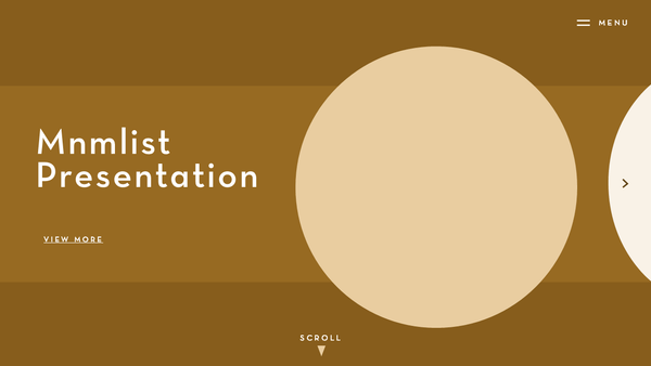 Minimalistic Powerpoint Presentation