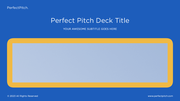 PerfectPitch Investor Pitch Deck Keynote