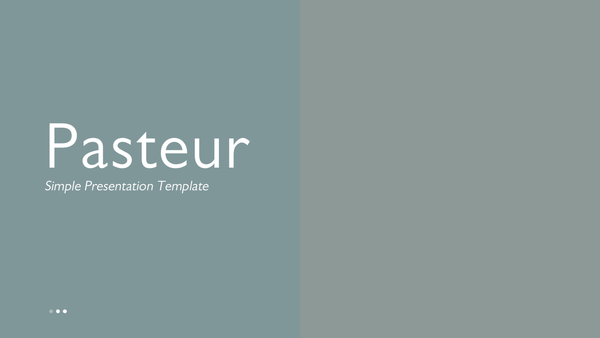 Pasteur Simple Google Slides Template