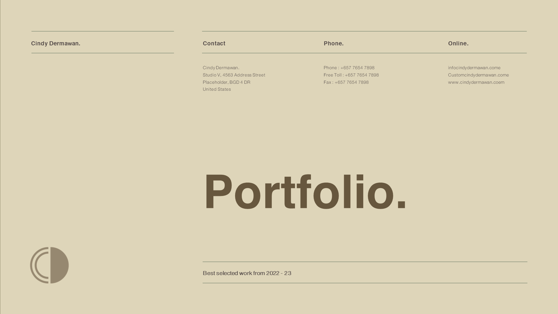 Portfolio Template