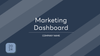 Marketing Dashboard - Powerpoint
