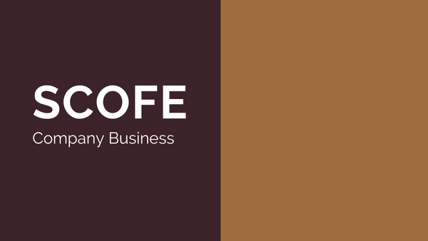 SCOFE Company Business Presentation