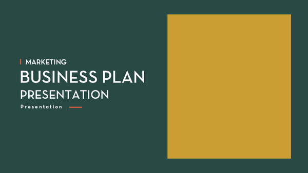 Marketing Business Plan PowerPoint Template