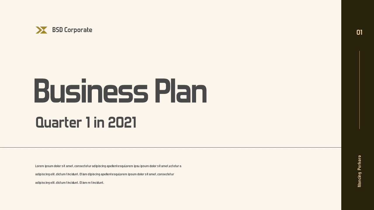 Business Plan Powerpoint Template