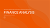 Finance Analysis PowerPoint Presentation