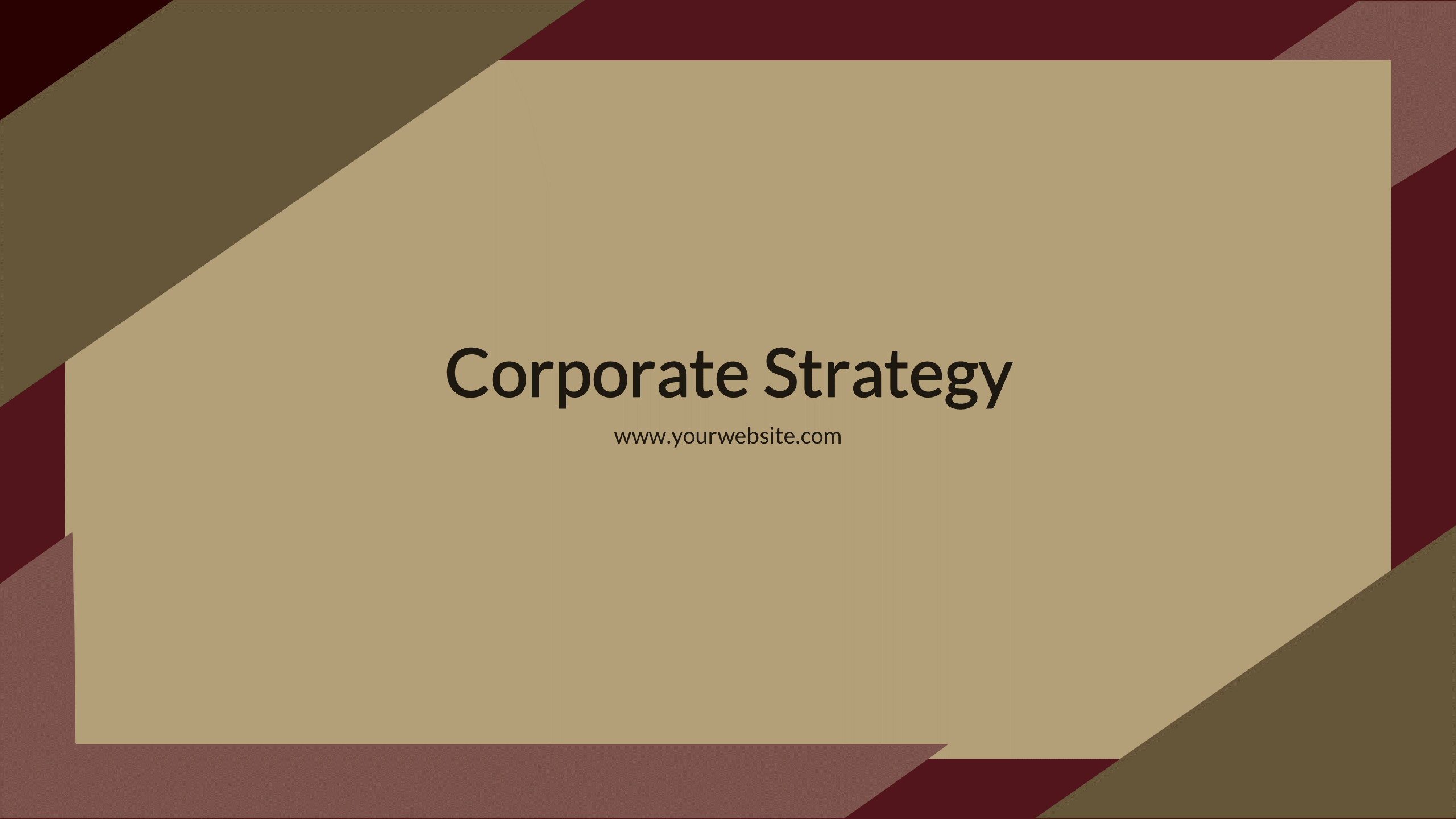 Corporate Strategy Google Slides