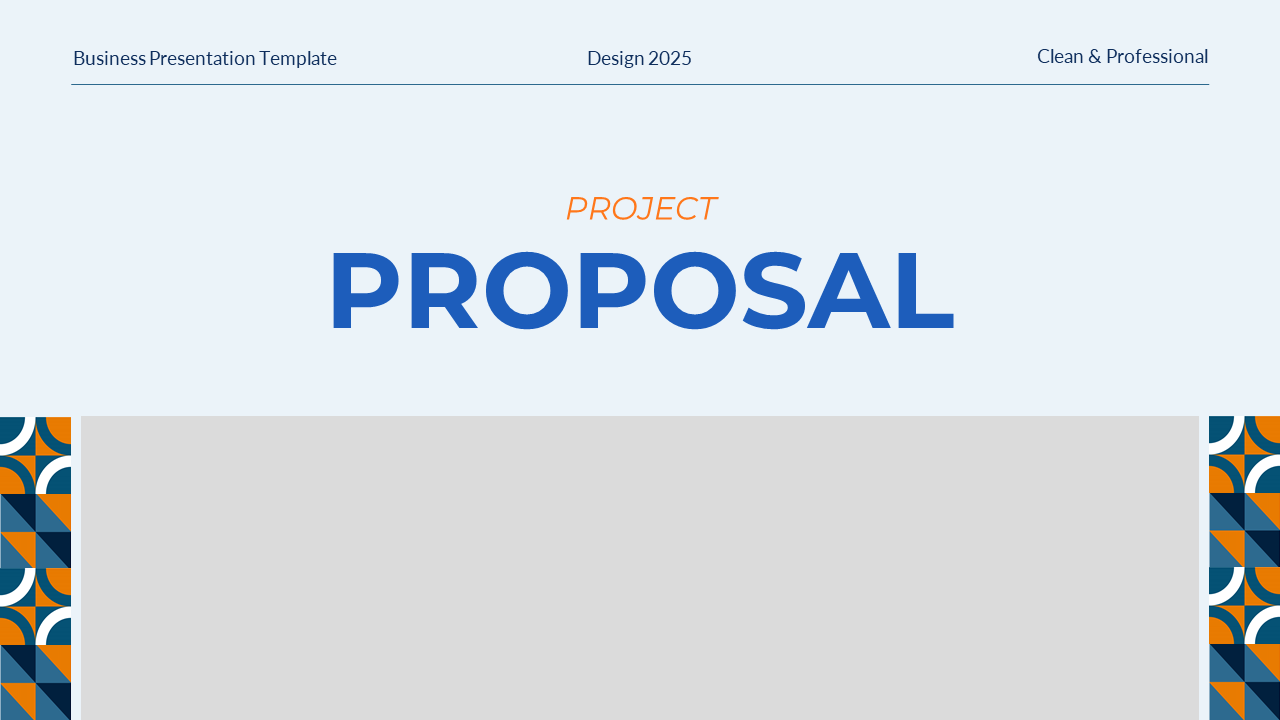 Project Proposal Presentation Template