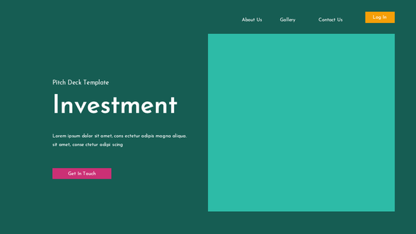 Investment Presentation Template