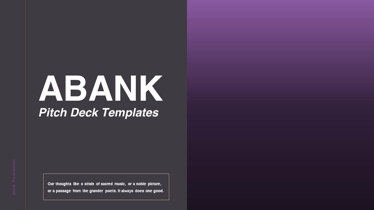 ABANK Pitch Deck - Powerpoint