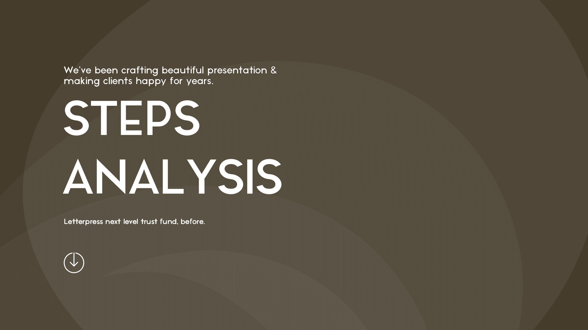 Steps Analysis - Keynote Infographics Slides