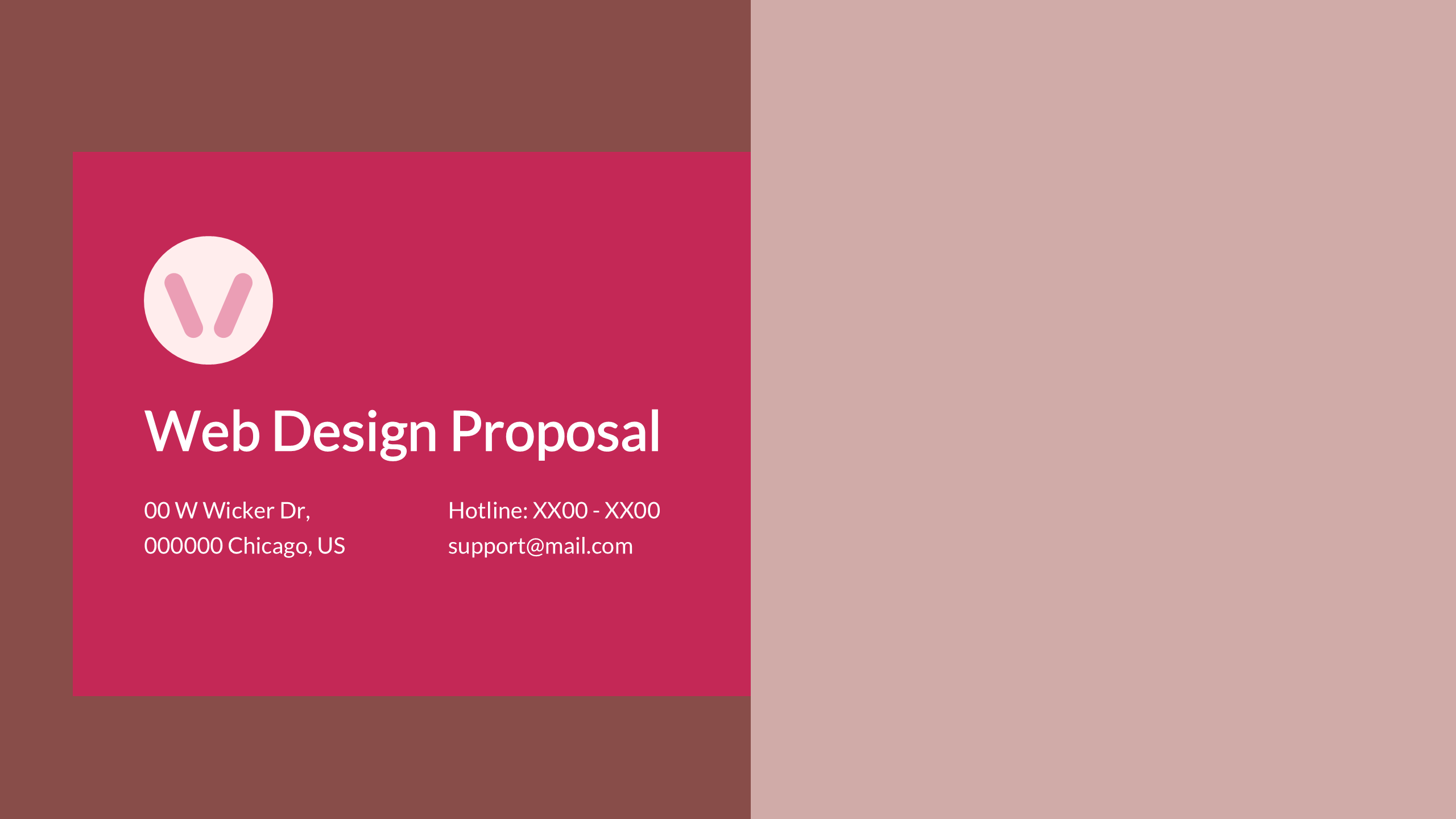 Web Design Proposal PowerPoint Template