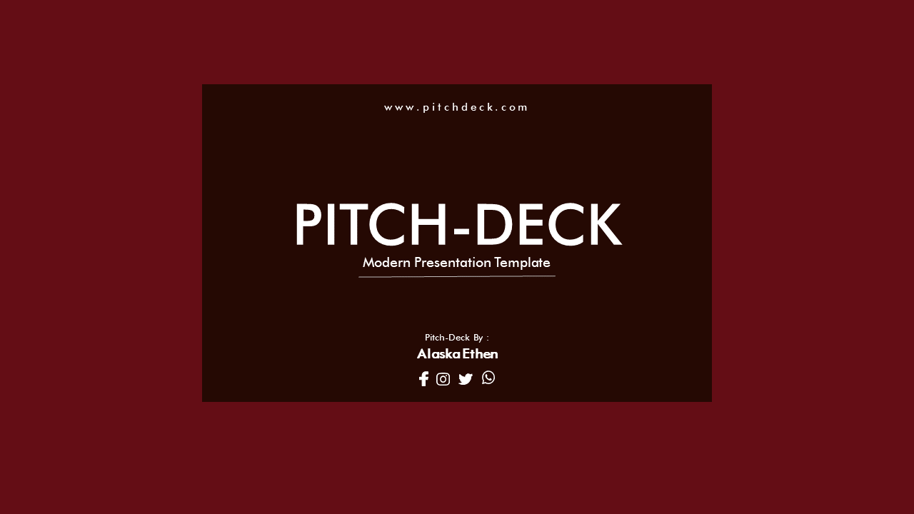 Pitch-Deck Powerpoint Template