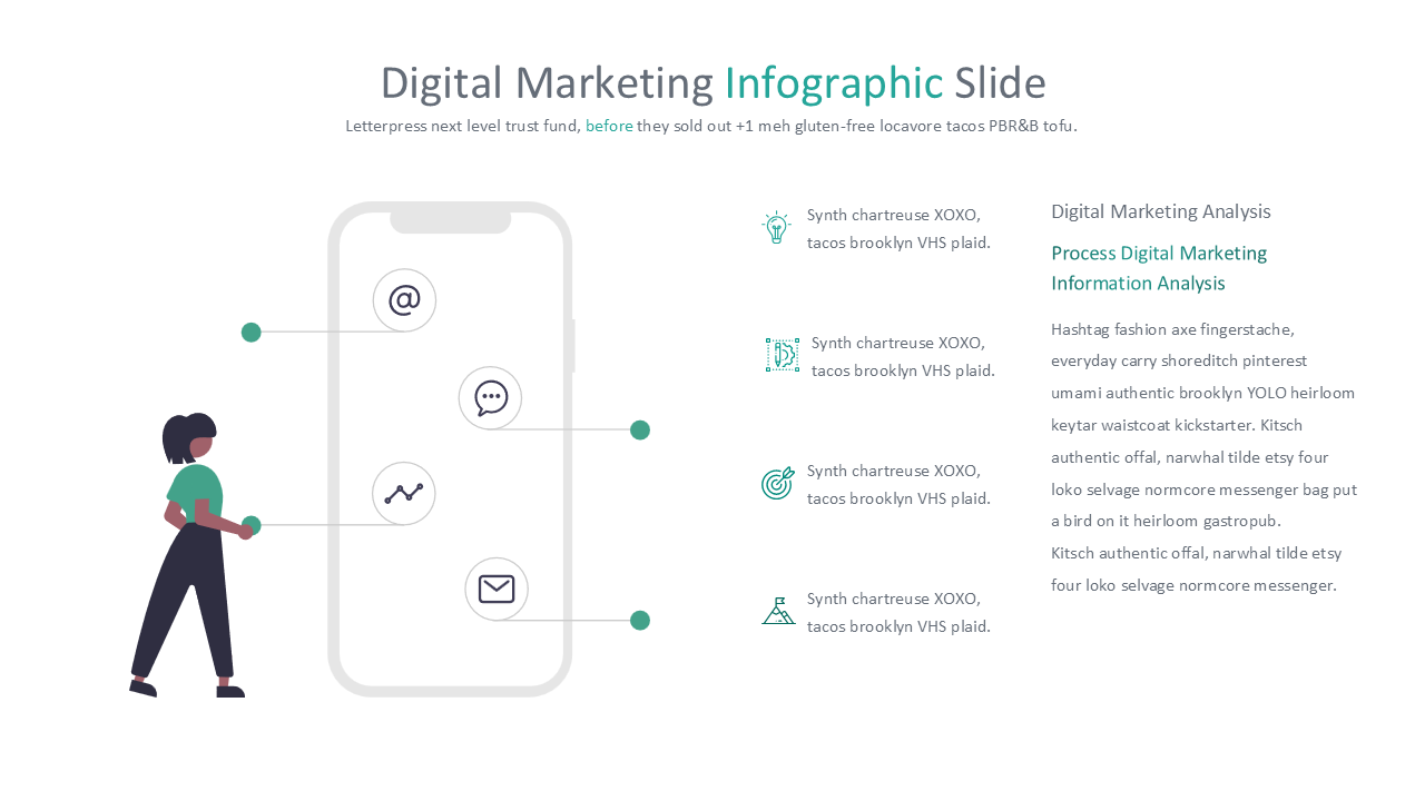 Digital Marketing - PowerPoint Infographics Slides