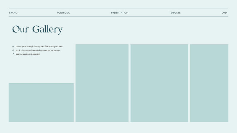 Portfolio Presentation Template