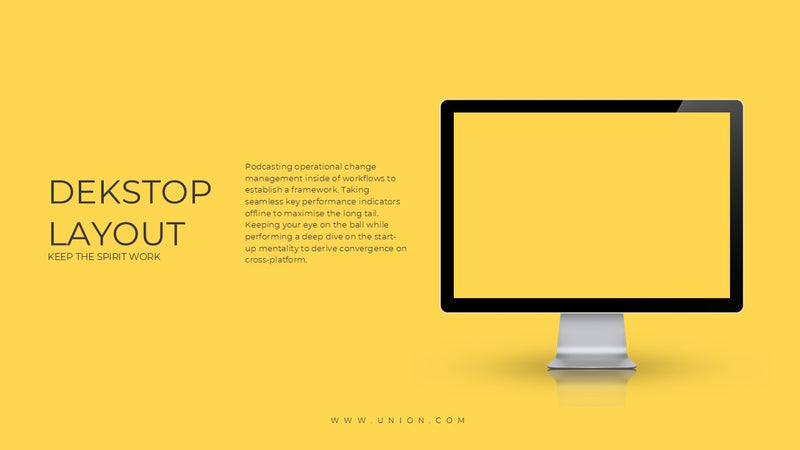 Union : Pitch Deck Powerpoint Template