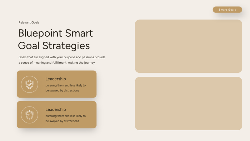 Smart Goals Powerpoint Template
