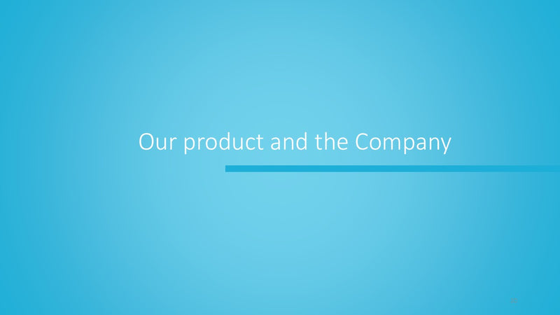 New Product Introduction Presentation