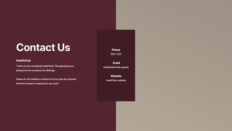 Digital Health Solutions Pitch Deck Template