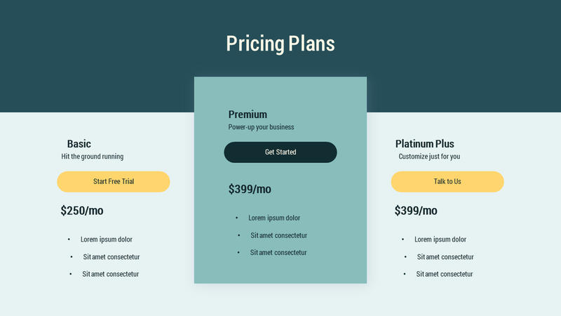 Deck - Investor Pitch Google Slides Presentation