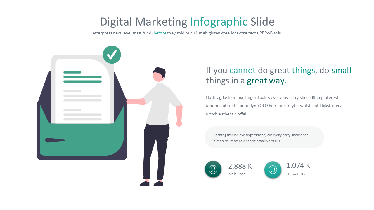 Digital Marketing - PowerPoint Infographics Slides