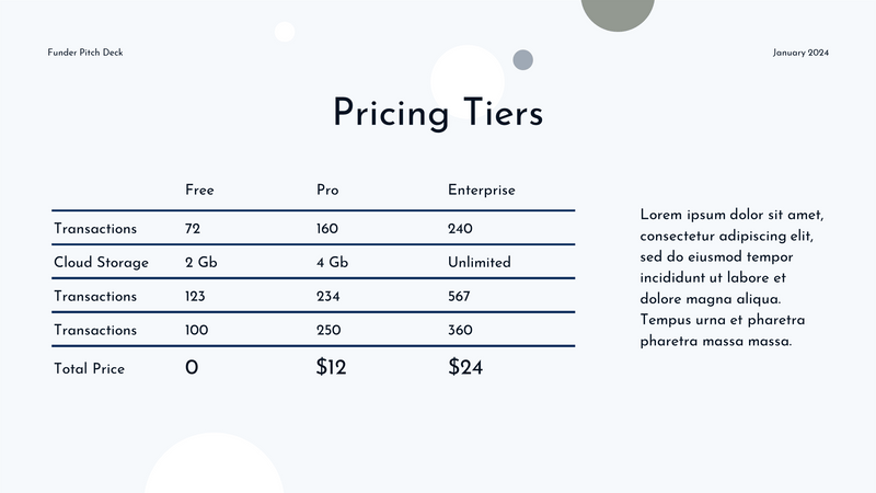 Funder - Funding Pitch Deck Presentation