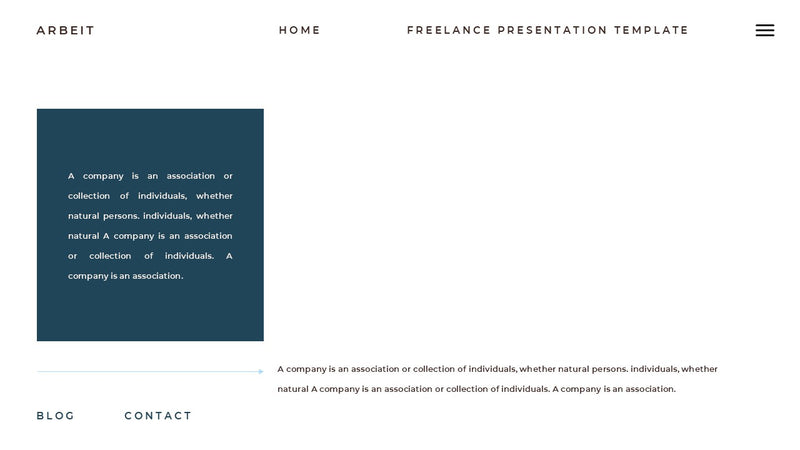 Arbeit - Portfolio PowerPoint Template