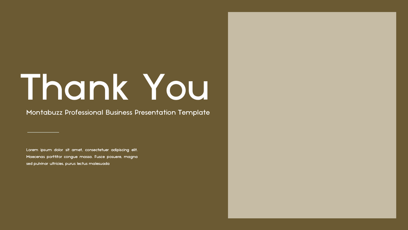 Montabuzz Business Presentation Template