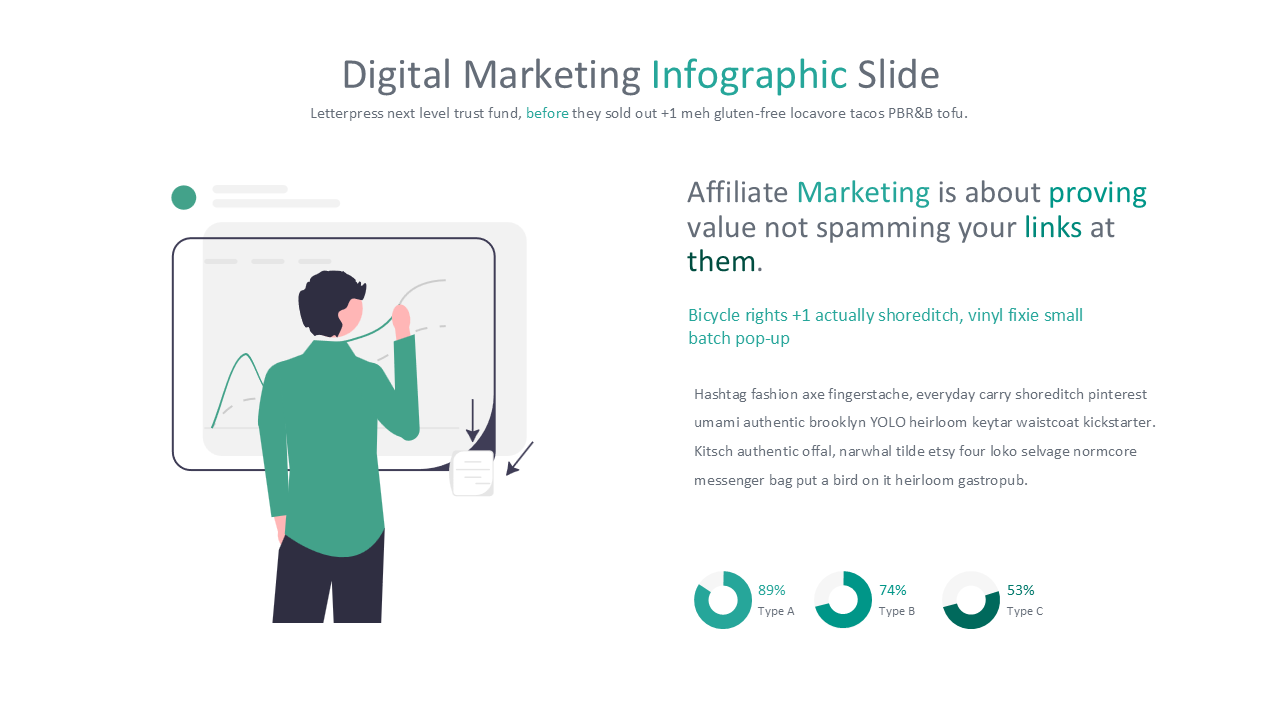 Digital Marketing - PowerPoint Infographics Slides