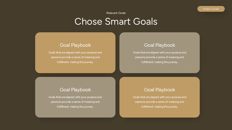 Smart Goals Powerpoint Template