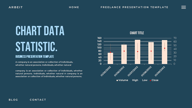 Arbeit - Portfolio PowerPoint Template